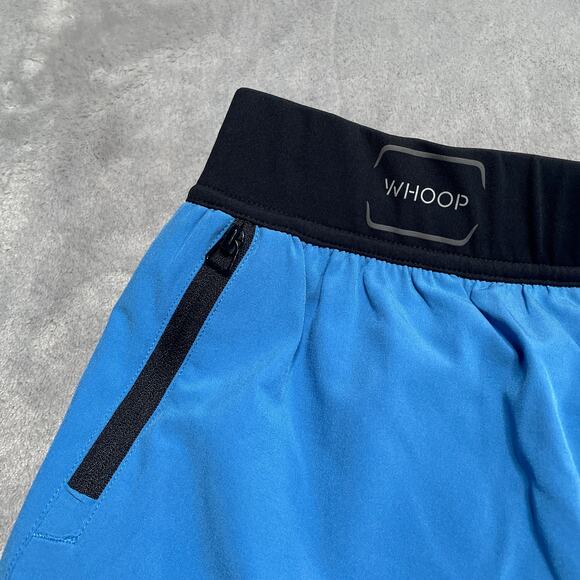 Whoop Any Wear 4.0 Training Shorts Men Medium Blue Lined Performance Compression - Picture 5 of 13